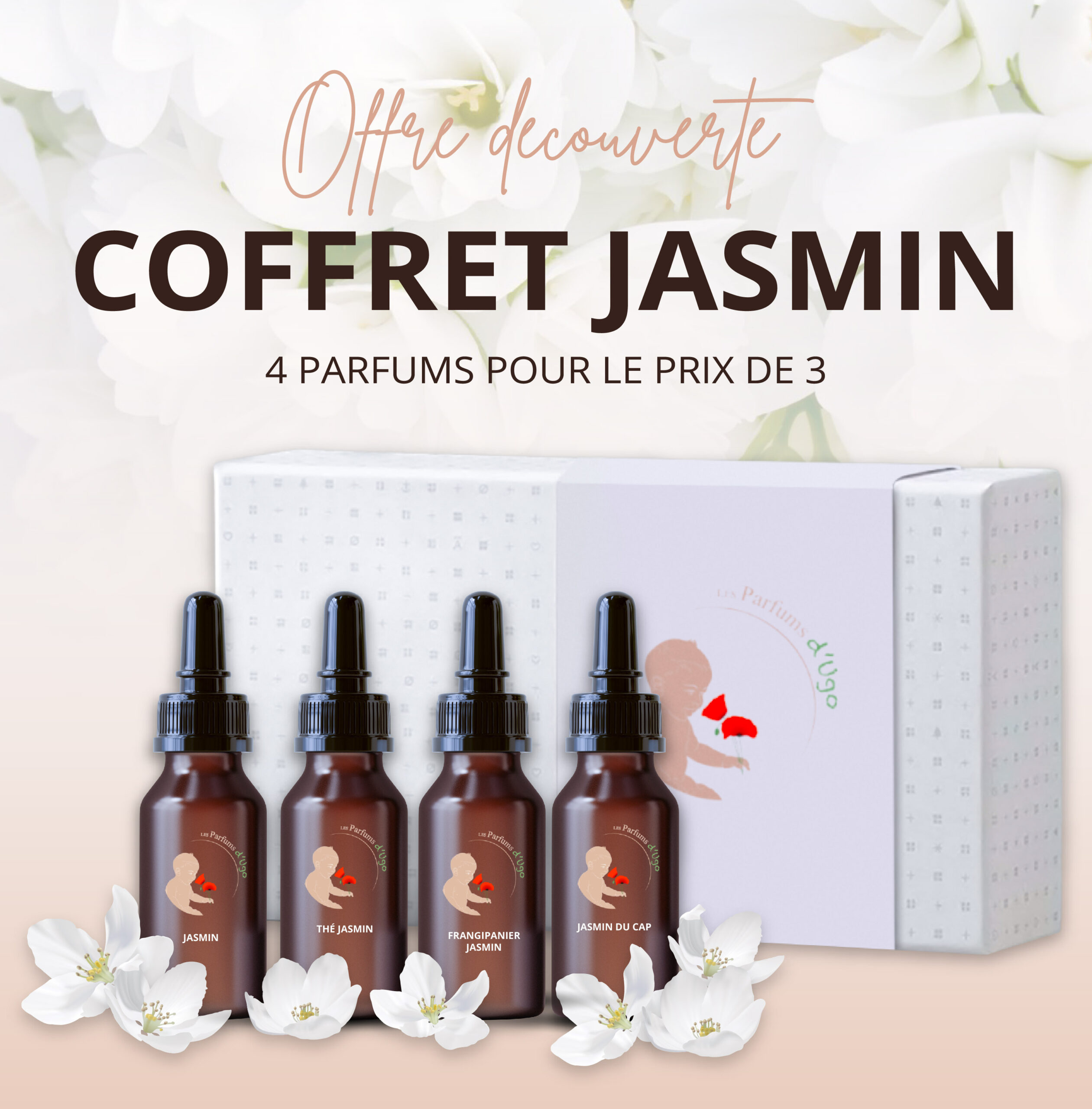 🎁 Coffret découverte Jasmin 🎁 – 4 x 100 ml